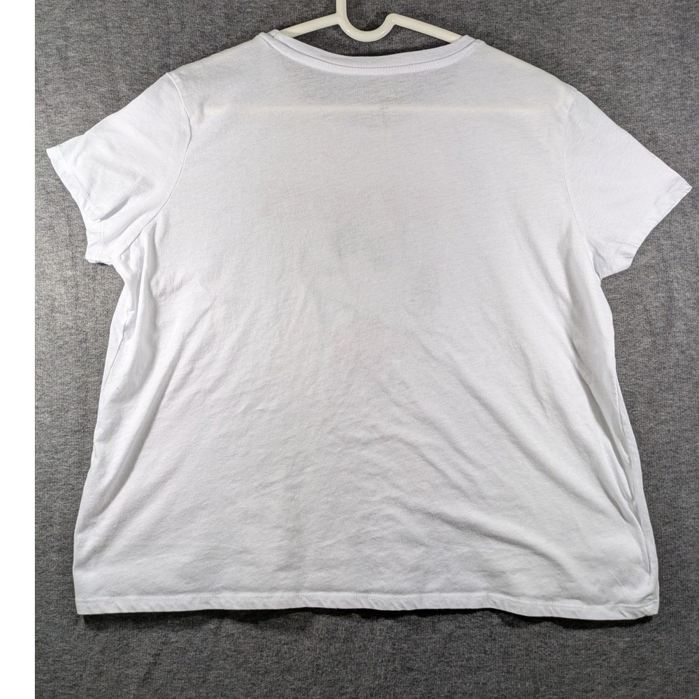 Peanuts Snoopy Joe Cool Graphic T-Shirt White Short Sleeve Womens Size XXL - Picture 3 of 7